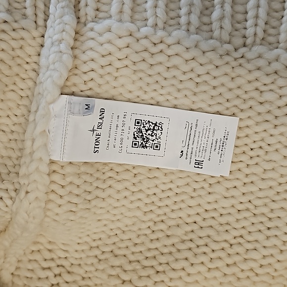 Stone Island Hooded Cardigan Knit Jacket Size Medium - Picture 3 of 4